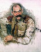 Ilya Repin Portrait of painter Akseli Gallen-Kallela china oil painting artist